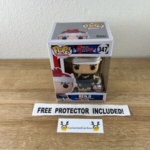 Renji Funko Pop #347 Special Edition Bleach Anime Vaulted MINT